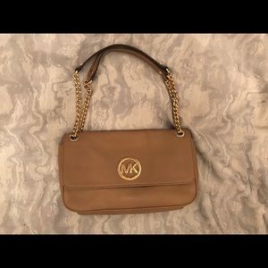 Michael Kors mini Bag - Tan Leather - Like New!